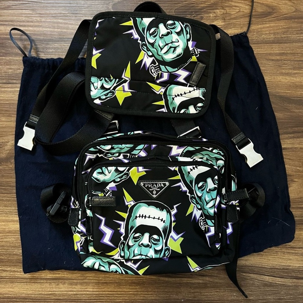 Prada Tessuto Frankenstein Chest Bag